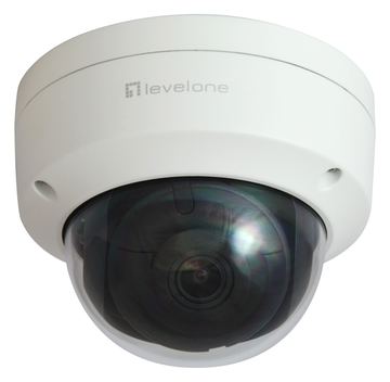 LevelOne GEMINI Fixed Dome IP-Netzwerkkamera - 6 Megapixel - H.265 - 802.3af PoE - Innen-/Außenbereich von LumaTech