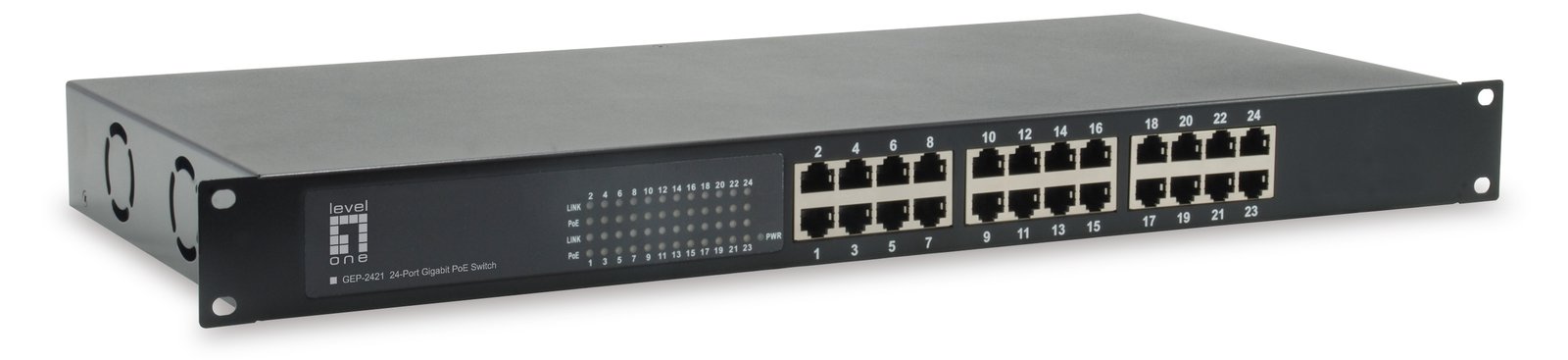 LevelOne GEP-2421W630 - Switch - 24 x 10/100/1000 (PoE)