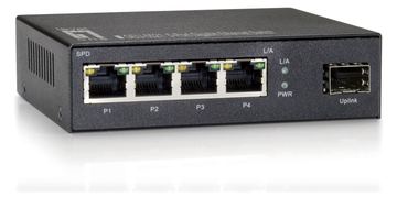 LevelOne GEU-0521 - Switch - unmanaged - 4 x 10/100/1000 + 1 x Gigabit SFP von LumaTech