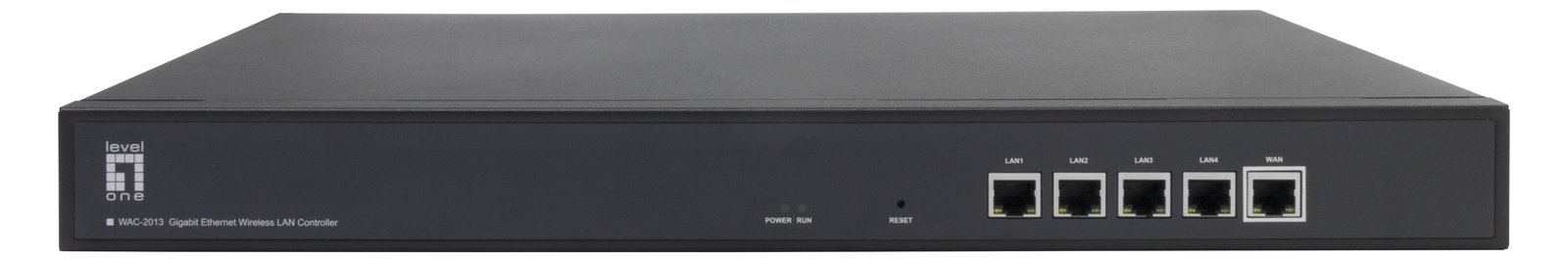 LevelOne Gigabit WLAN-Controller für bis zu 256 AP's - Schwarz - Metall - 512 MB - 16 MB - 10,100,1000 Mbit/s