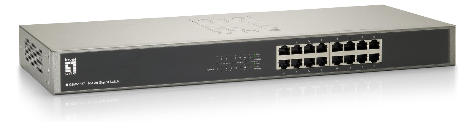 LevelOne GSW-1657 - Switch - 16 x 10/100/1000
