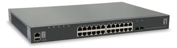 LevelOne GTL-2891 - Switch - L3 - managed - 24 x 10/100/1000 + 2 x 10 Gigabit SFP+ (Uplink) von LumaTech