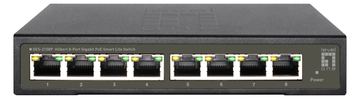 LevelOne Hilbert 8-Port Gigabit PoE Smart Lite Switch - 802.3at/af PoE - 8 PoE Ausgänge - 112.8W PoE-Leistungsbudget von LumaTech
