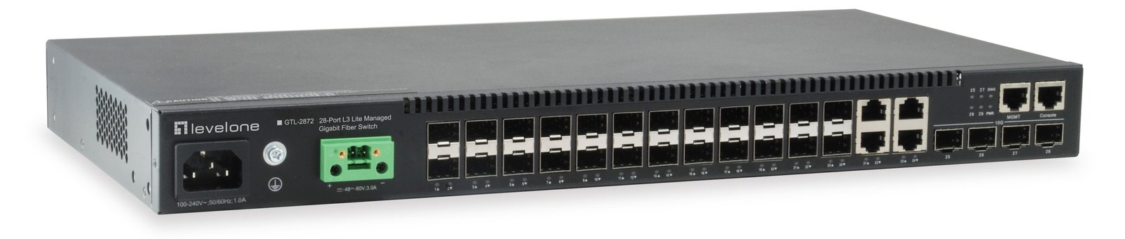 LevelOne KILBY GTL-2872 - Switch - L3 Lite - managed