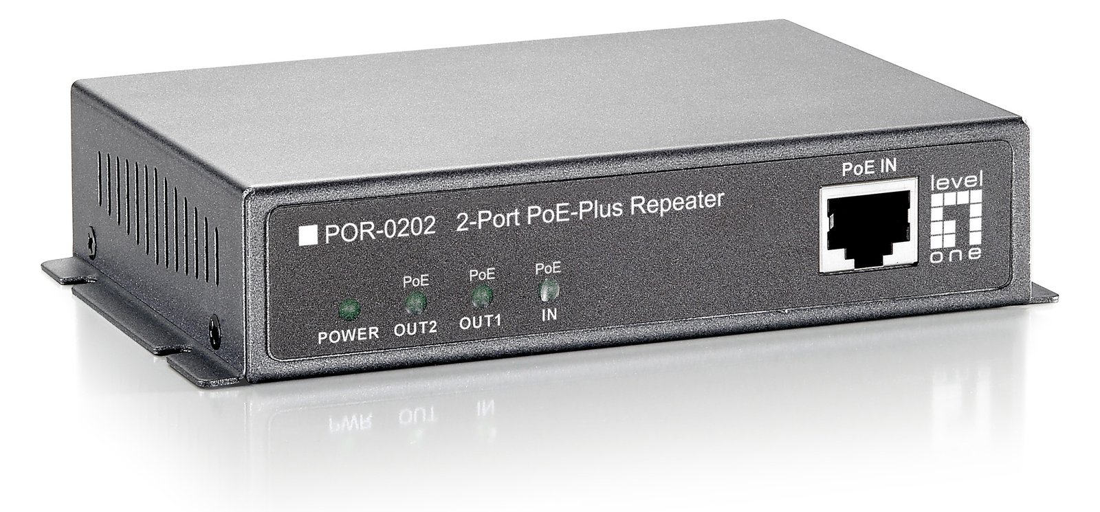 LevelOne POR-0202 - Repeater - 100Mb LAN - 10Base-T, 100Base-TX