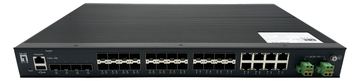 LevelOne Switch 28x GE IGU-2872 4x2.5GbE 16x1.25GbE SFP - Switch - Glasfaser (LWL) von LumaTech