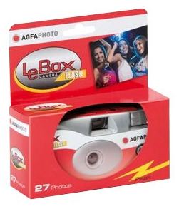 AgfaPhoto LeBox Camera Flash - Einwegkamera von LumaTech