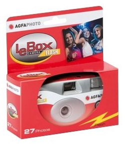 AgfaPhoto LeBox Camera Flash - Einwegkamera von LumaTech