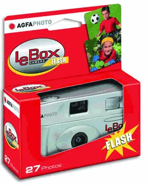 AgfaPhoto LeBox Camera Flash - Einwegkamera, Ansicht 2