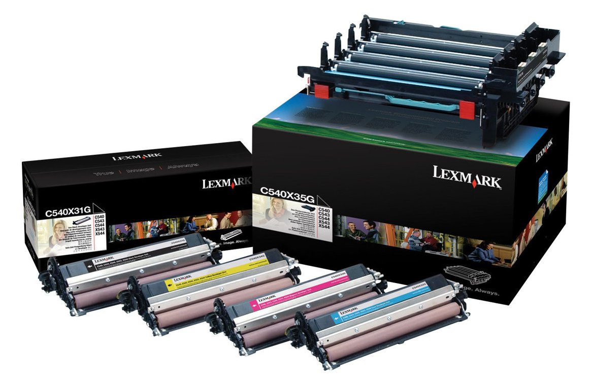 Lexmark 4er-Pack - Schwarz, Farbe (Cyan, Magenta, Gelb)