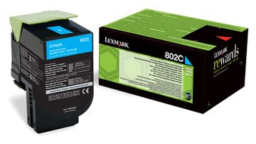 Lexmark 802C - Cyan - Original - Tonerpatrone LCCP, LRP von LumaTech