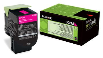 Lexmark 802M - Magenta - Original - Tonerpatrone LCCP, LRP von LumaTech