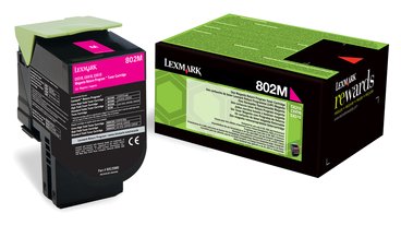 Lexmark 802M - Magenta - Original - Tonerpatrone LCCP, LRP