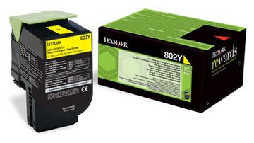 Lexmark 802Y - Gelb - Original - Tonerpatrone LCCP, LRP von LumaTech