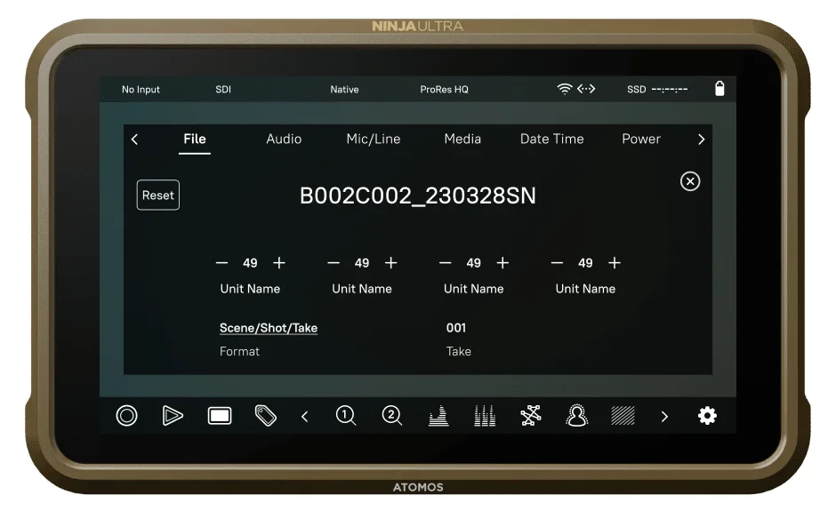 Atomos Ninja ULTRA - 13,2 cm (5.2") - 1920 x 1080 Pixel - IPS - Multitouch - Kapazitiv - 427 ppi, Ansicht 4