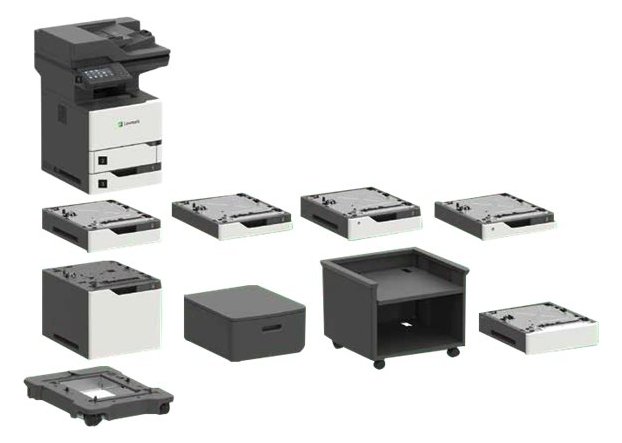 Lexmark MX721ade - Multifunktionsdrucker - s/w - Laser - 216 x 355 mm (Original)