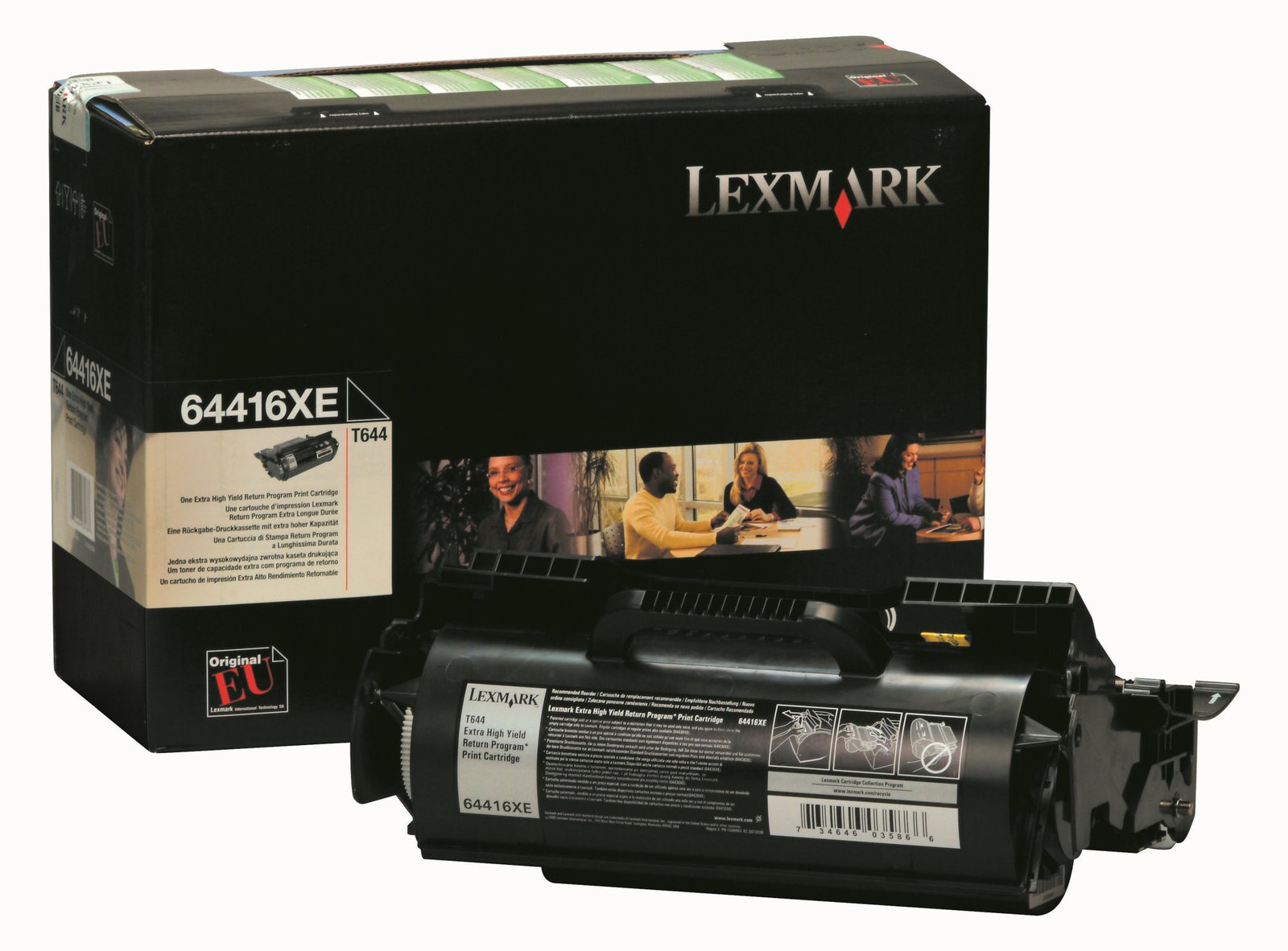 Lexmark T64x Extra High Yield Return Programme Cartridge - 21000 Seiten - Schwarz