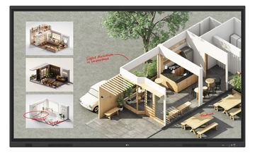 LG CreateBoard 75TR3DQ-B - 190 cm (75) TR3DQ Series LCD-Display mit Hintergrundbeleuchtung - Multi-Touch von LumaTech