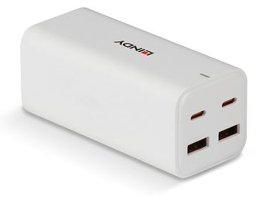 Lindy 100W 4-Port USB GaN Fast Charger von LumaTech