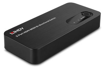 Lindy 2 Port HDMI 8K60 Bidirektionaler Switch - 2-Port - Switch - 48 Gbps von LumaTech