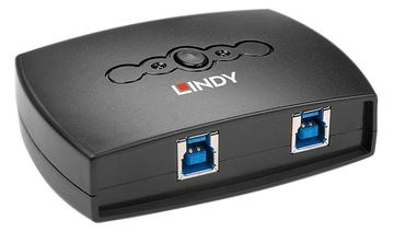 Lindy 2 Port USB 3.0 Switch - USB-Umschalter für die gemeinsame Nutzung von Peripheriegeräten von LumaTech