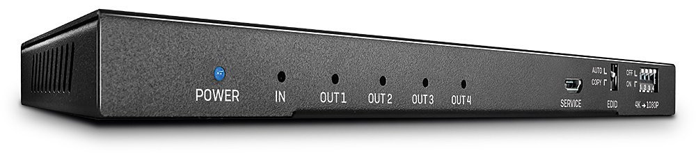 Lindy 4 Port HDMI 2.0 18G Splitter with Audio