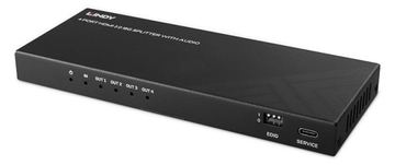 Lindy 4 Port HDMI 8K60 Splitter mit Audio von LumaTech