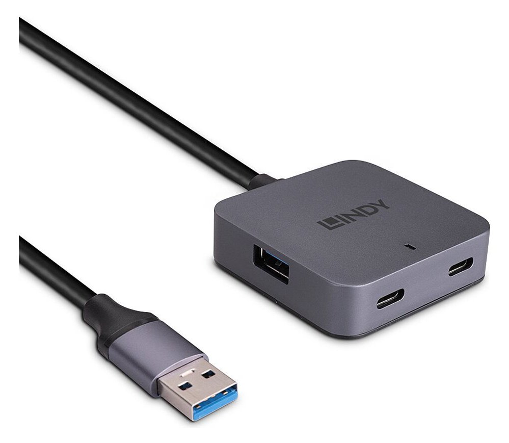 Lindy 5m USB 3.0 Hub 4 Ports - Digital/Daten