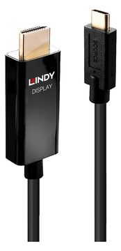 Lindy Adapterkabel - 24 pin USB-C männlich zu HDMI männlich von LumaTech