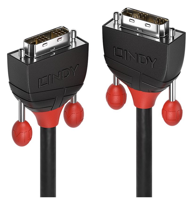 Lindy Black Line - DVI-Kabel - Single Link - DVI-D (M)