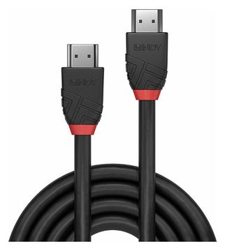 Lindy Black Line - Ultra High Speed - HDMI-Kabel mit Ethernet - HDMI männlich zu HDMI männlich - 5 m von LumaTech