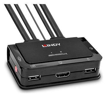 Lindy Compact 2 Port KVM Switch - KVM-Switch von LumaTech