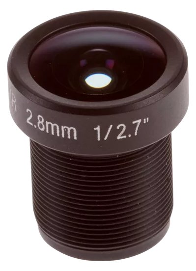 Axis M12 Megapixel - CCTV-Objektiv - feste Irisblende - M12-Anschluss - 2.8 mm - f/1.2 (Packung mit 10)