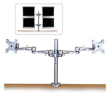 Lindy Dual Adjustable LCD Arms - Montagekomponente (2 Gelenkarme) von LumaTech