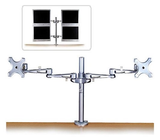 Lindy Dual Adjustable LCD Arms - Montagekomponente (2 Gelenkarme)