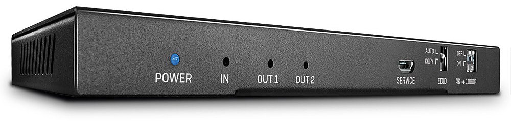 Lindy HDMI 2.0 18G Splitter with Audio - Video-/Audio-Splitter