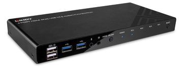Lindy KVM Switch HDMI 4K60, USB 3.0 & Audio, 4 Port von LumaTech