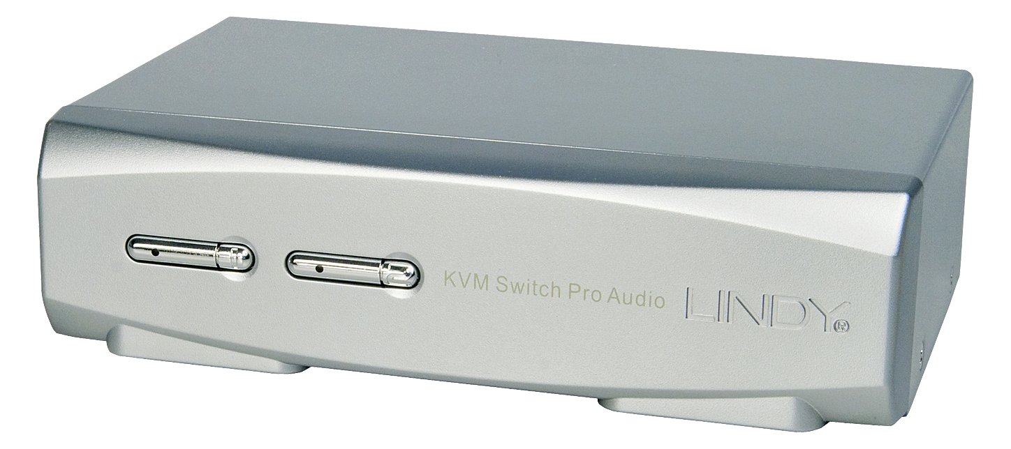 Lindy KVM Switch Pro - KVM-Switch - 2 x KVM port(s)