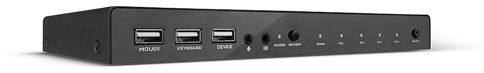 Lindy KVM-/Audio-/USB-Switch - 4 x KVM/Audio/USB