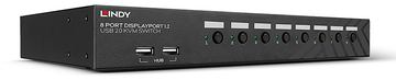 Lindy KVM-/Audio-Switch - 8 x DisplayPort / Audio / USB von LumaTech