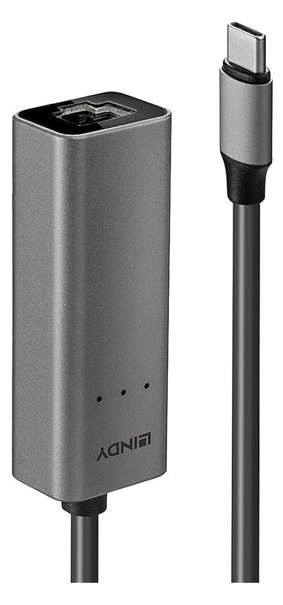 Lindy Netzwerkadapter - USB-C 3.1 - 10M/100M/1G/2,5 Gigabit Ethernet