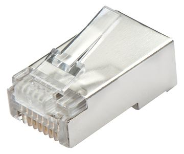 Lindy Netzwerkanschluss - RJ-45 (M) - STP - CAT 5e - durchsichtig - (Anzahl pro Packung: 10) von LumaTech