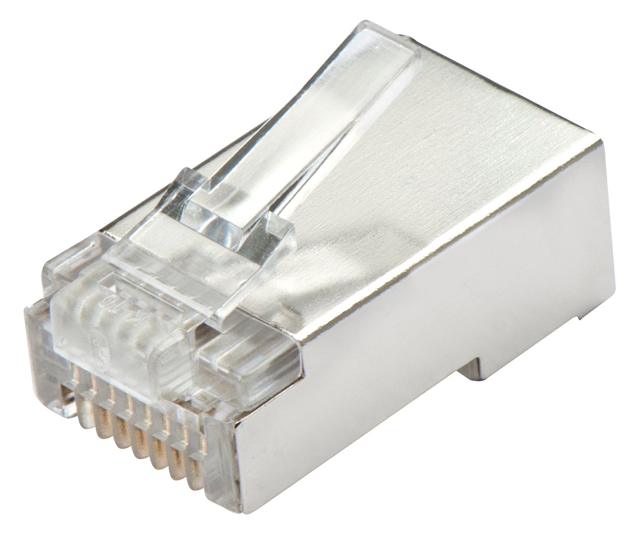 Lindy Netzwerkanschluss - RJ-45 (M) - STP - CAT 5e - durchsichtig - (Anzahl pro Packung: 10)