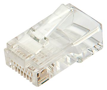 Lindy Netzwerkanschluss - RJ-45 (M) - UTP - CAT 5e - durchsichtig - (Anzahl pro Packung: 10) von LumaTech