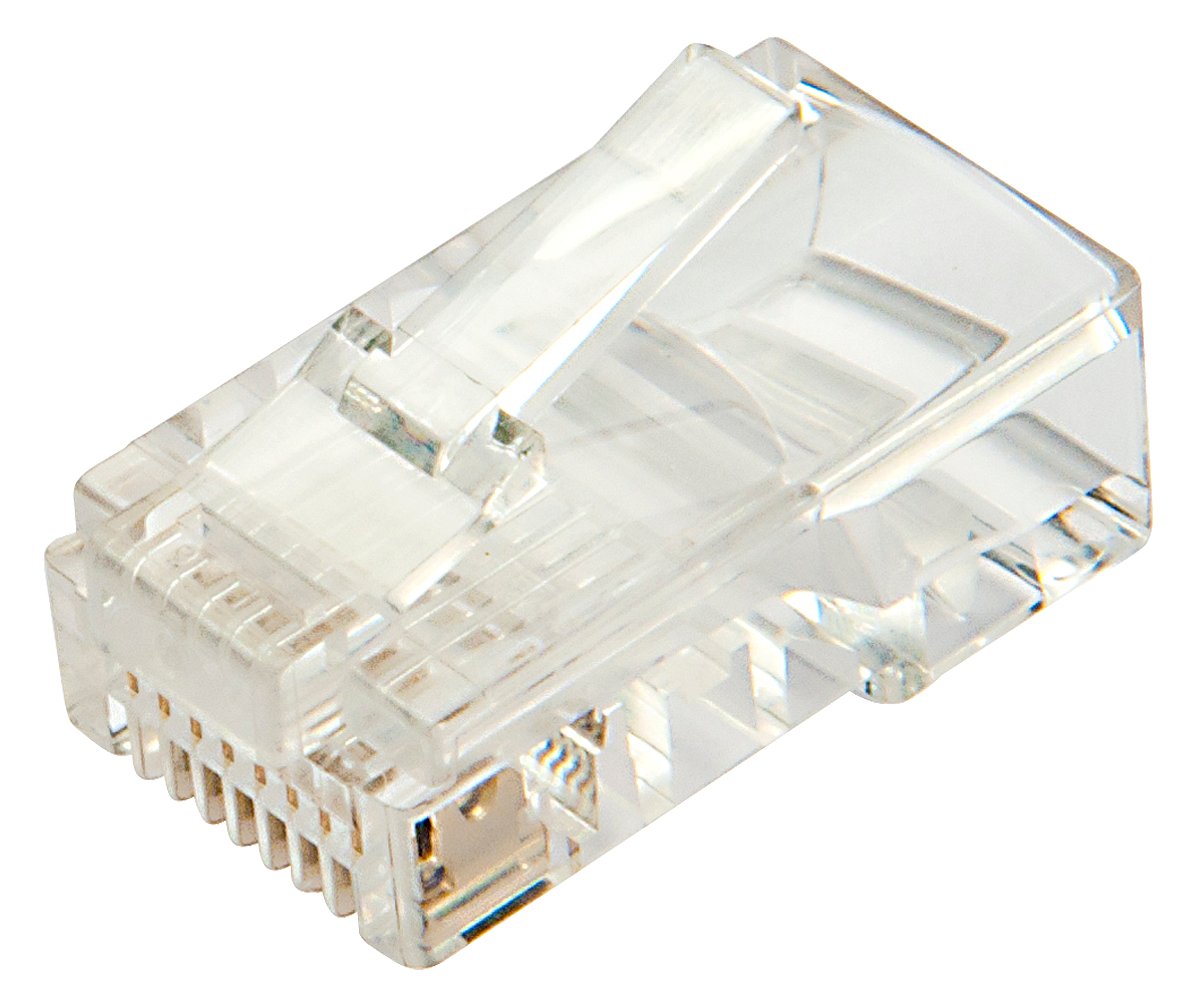 Lindy Netzwerkanschluss - RJ-45 (M) - UTP - CAT 5e - durchsichtig - (Anzahl pro Packung: 10)