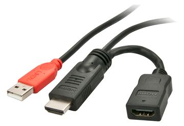 Lindy Stromeinspeisungsadaper - Strom- / Audio- / Videokabel - HDMI, USB (nur Strom) von LumaTech
