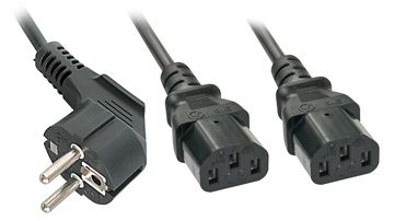 Lindy Stromkabel - CEE 7/7 (S) bis IEC 60320 von LumaTech