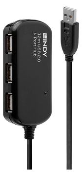 Lindy USB 2.0 Active Extension Pro 4 Port Hub von LumaTech