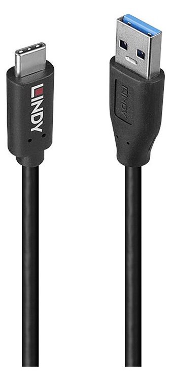 Lindy USB 3.2 Typ A auf C Kabel 10Gbit/s GRS - Kabel - Digital/Daten