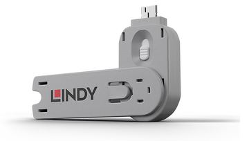Lindy USB Type A Port Blocker Key - USB-Portblocker - Weiß von LumaTech